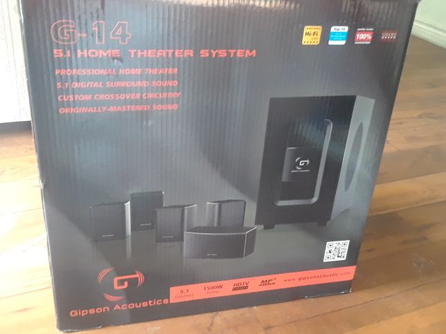 (G14) 5.1 Home theater system Gipson Acoustics