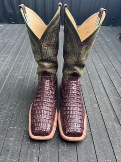 Anderson Bean Hornback Caiman men’s Cowboy boots