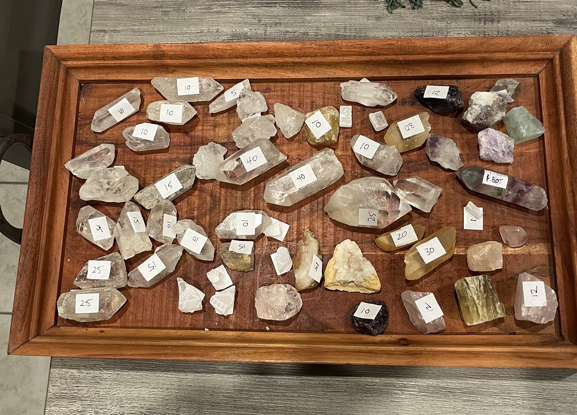 Healing Crystals Lot - Large And Small