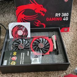 MSI R9 380 Gaming 4G graphics card NEW*