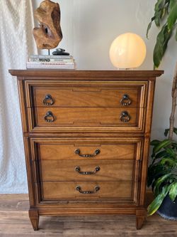 Vintage Dixie Furniture Highboy Dresser
