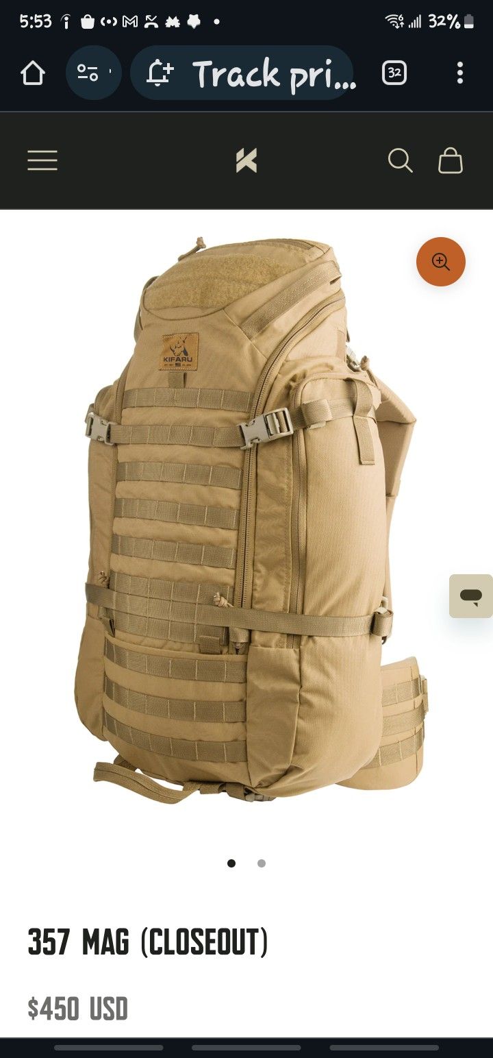 Kifaru G2 Militarty Pack Bag