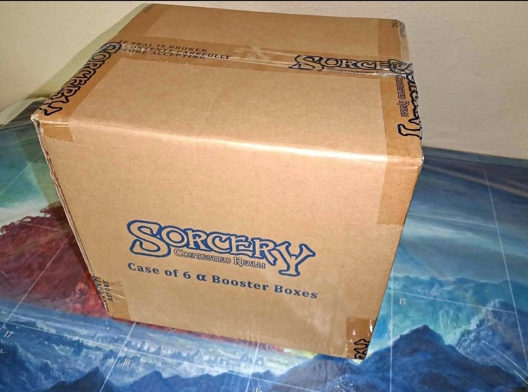 Sorcery Contested Realm Alpha Booster Box Case Factory Sealed 