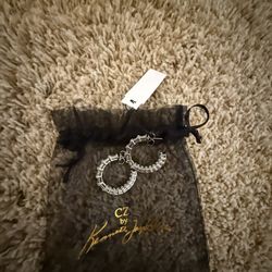 Kenneth Jay Lane , Earrings , Hoop 