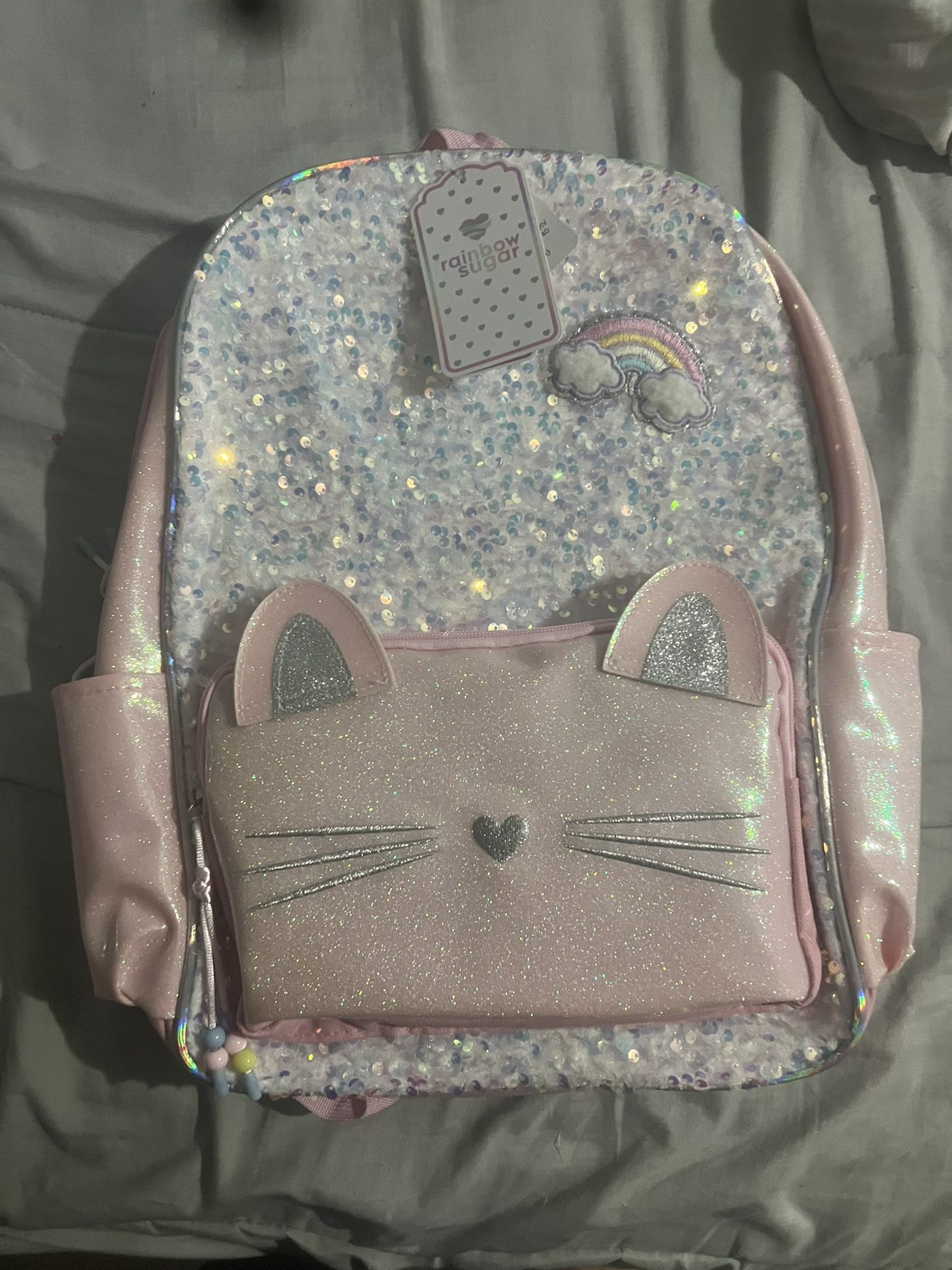Girls Backpack Glitter 