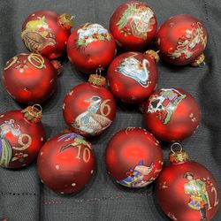 12 Days Of Christmas Ornaments