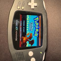 Black Game Boy Advance GBA Console with iPS V5 Backlight Backlit LCD  Console