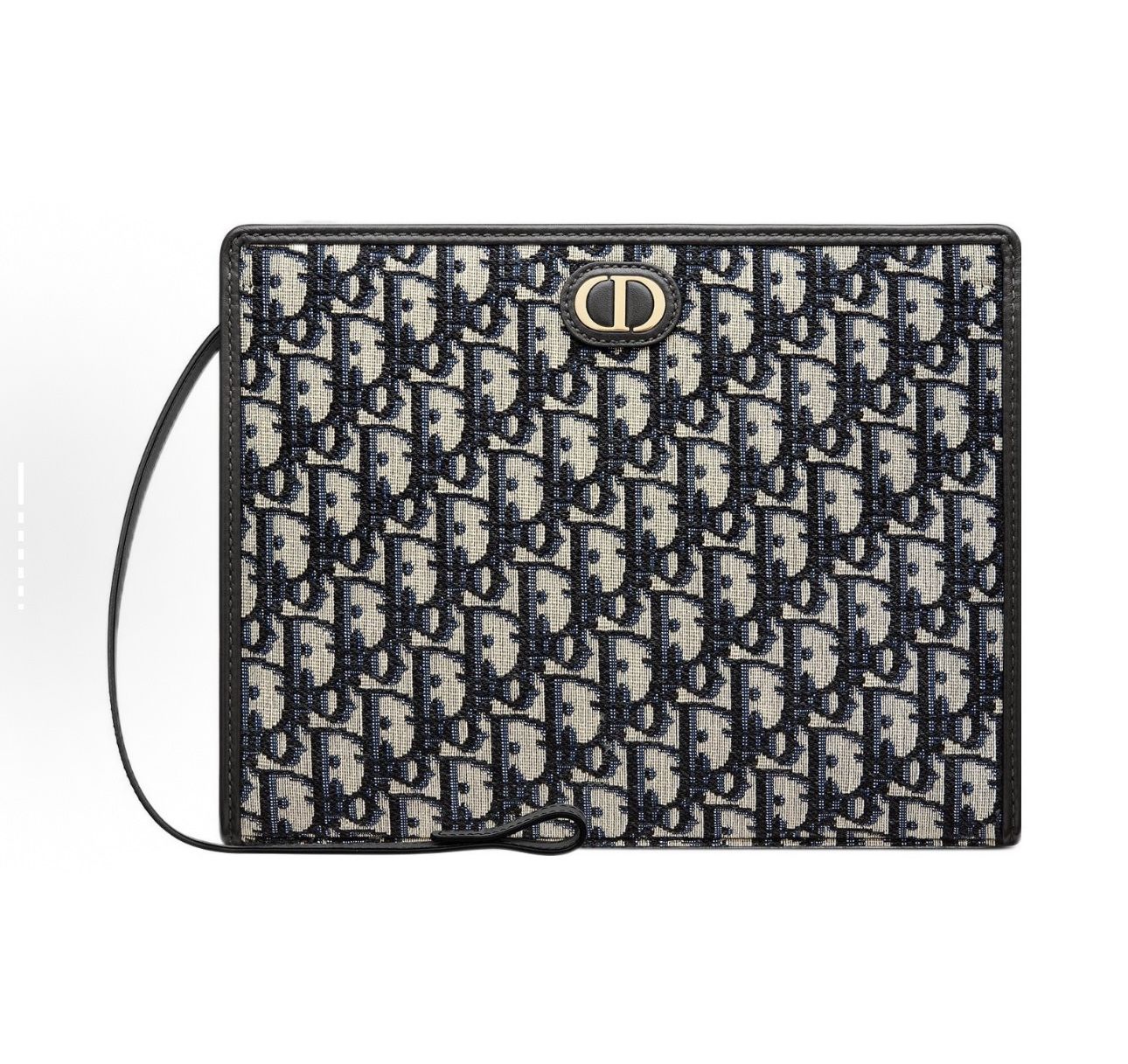 DIOR Dior Montaigne Series 30 Montaigne Classic Old Flower Embroidery Full Print Canvas Toiletry Bag Hand Bag(167)48