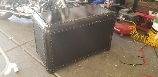 Well built antique chest from auction