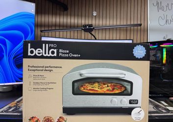 🔥NEW🔥 bella PRO - Blaze Oven+: Pizza, Broil, Bake & Roast - Stainless Steel