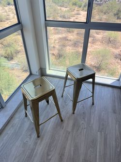 2 Counter Height Stools 