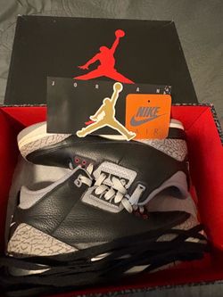 Jordan 3 black cement