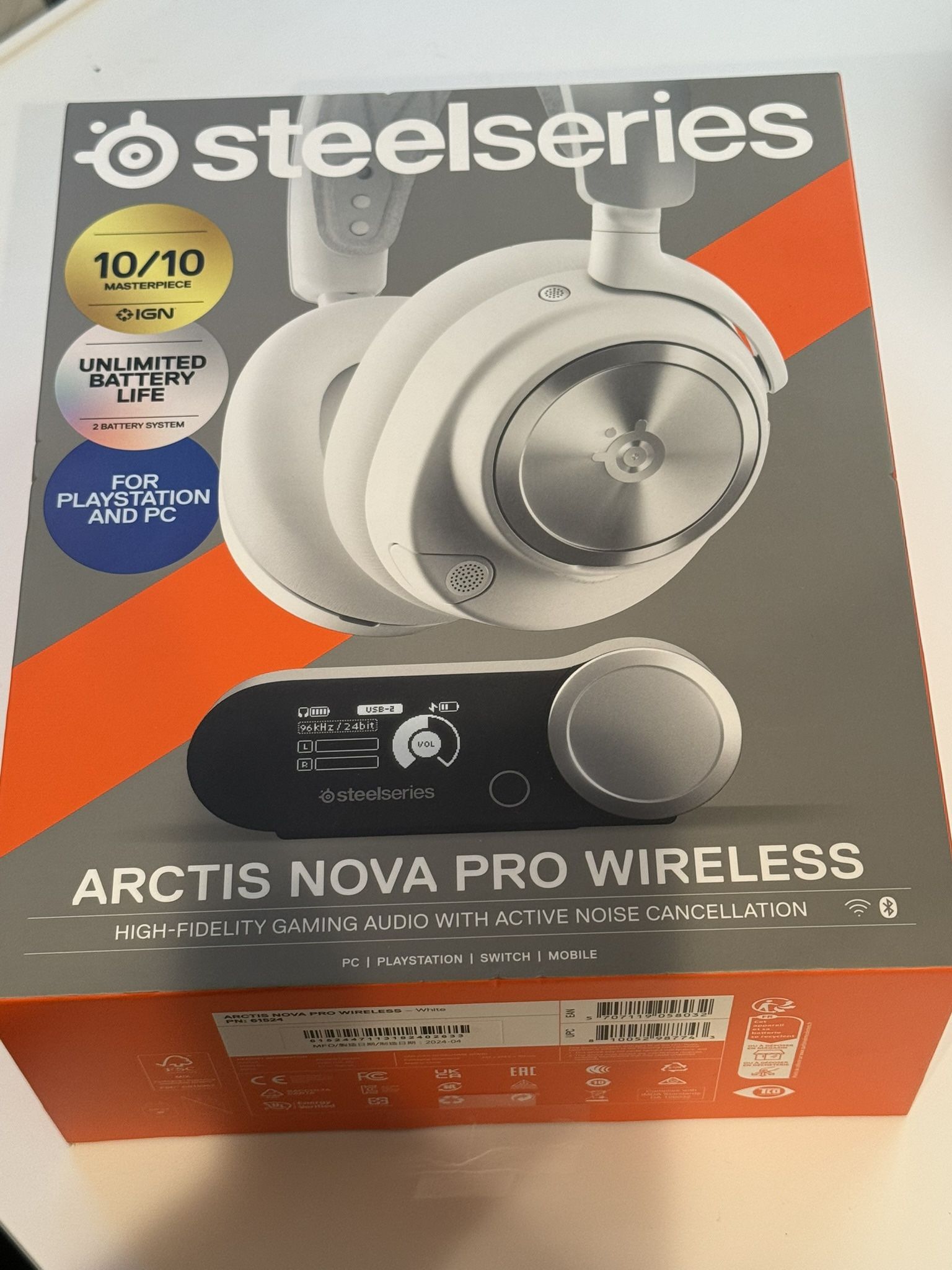 BRAND NEW SEALED - SteelSeries Arctis Nova Pro Wireless Gaming Headset - ANC, Multi-System, Infinity Power