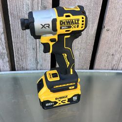 Dewalt 20V Max XR 3-Speed 1/4” Hex Impact Driver w/ 5.0Ah Battery