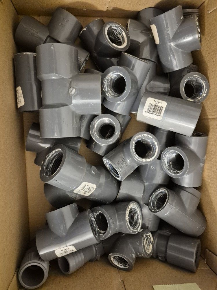 28pc PVC Mixed Ts and Barbs