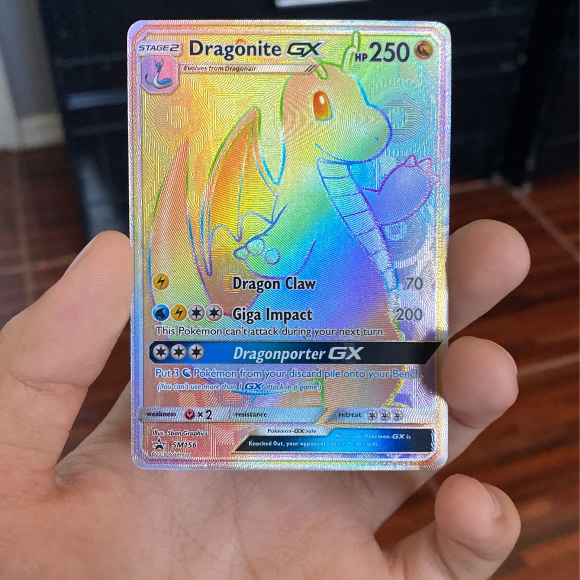 Draganite Gx Hyper Rare Black Star Promo