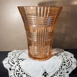 Pink Glass Vase