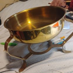 Brass Buffet Pot 