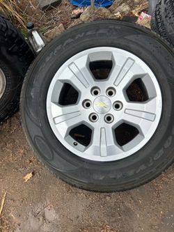 18 Chevy rims and tires