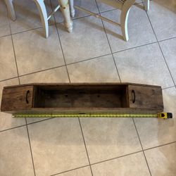 Rustic Floating TV Stand (42.5” L)