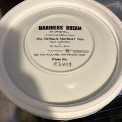 Collectible Seattle Mariner Plates