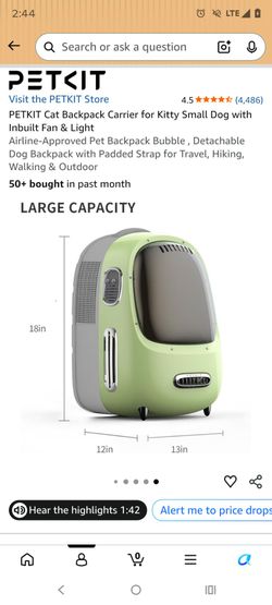 Cat/ Small Dog Carrier