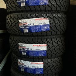 235/75R15 ATLANDER AT A SET OF FOUR NEW TIRES