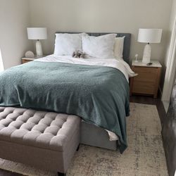 Storage Bench With Removable Legs