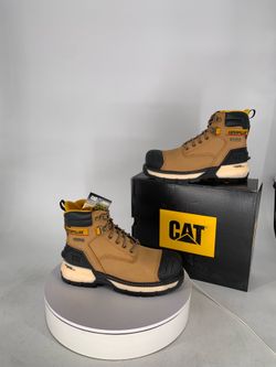 CAT Men's Excavator ft Power Spring™ Technology 6" Waterproof Composite Toe Work Boot