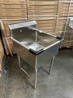 NSF One Compartment Sink Stainless