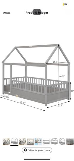 Twin bed / toddler bed