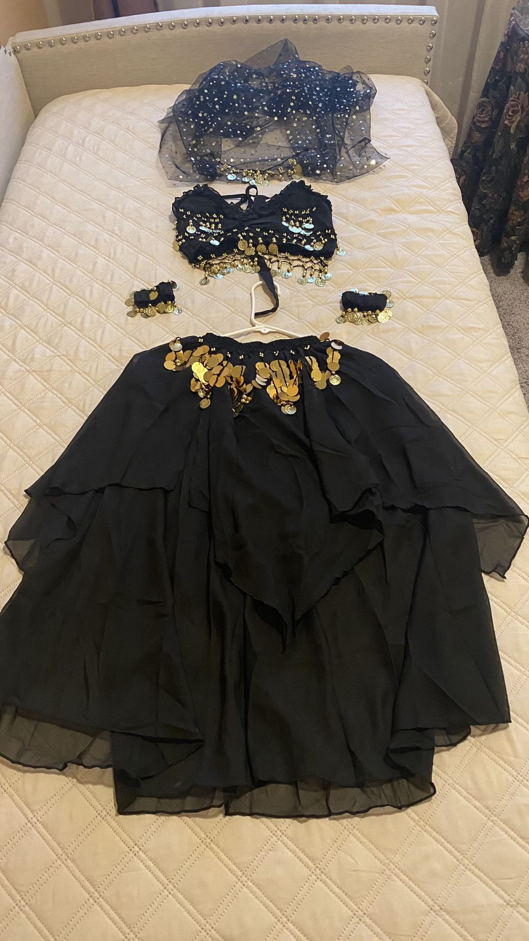 Girls Dance Halloween Costume Party Dress