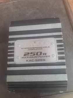AMPLIFICADOR AMPLIFIER KENWOOD 2 CHANELS GOOD CONDICIÓN ABLO ESPAÑOL 