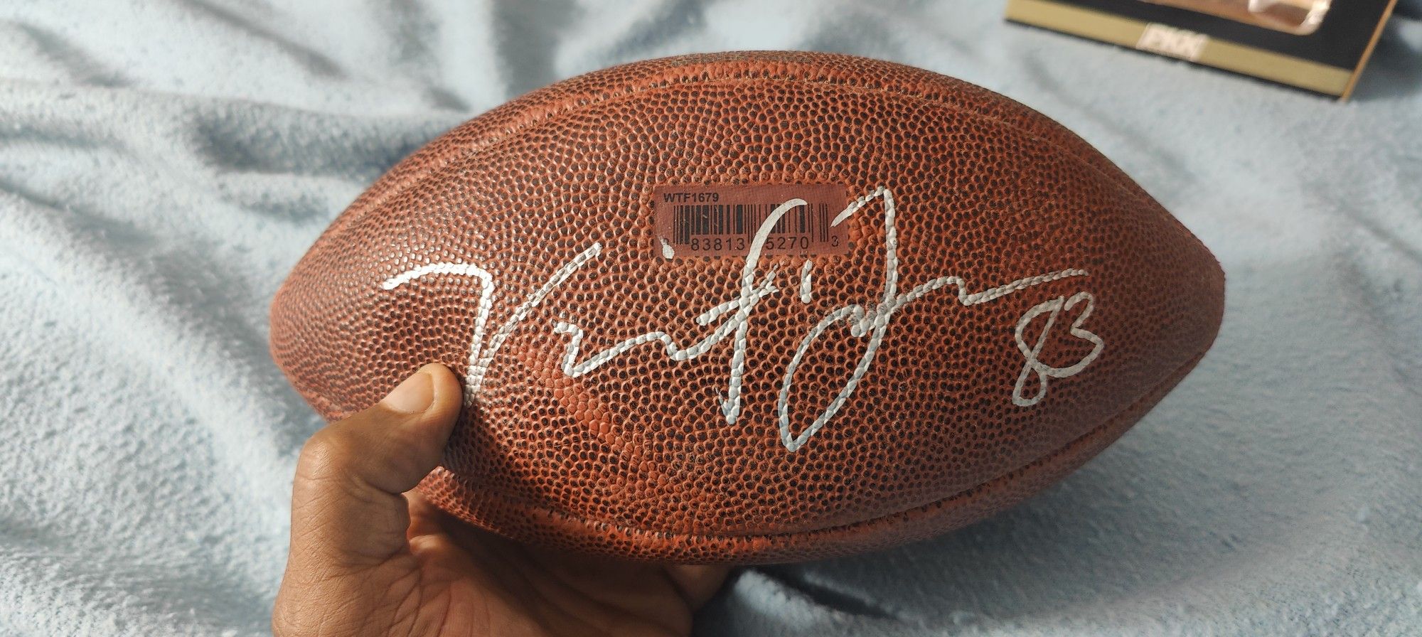 Vincent Jackson Buccaneers Football Autograph Ball.