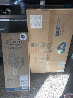Baby Crib Brand New & Changing Station