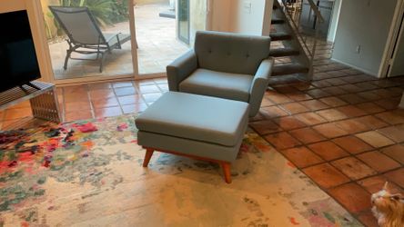 Lexmod Engage Chair and Ottoman