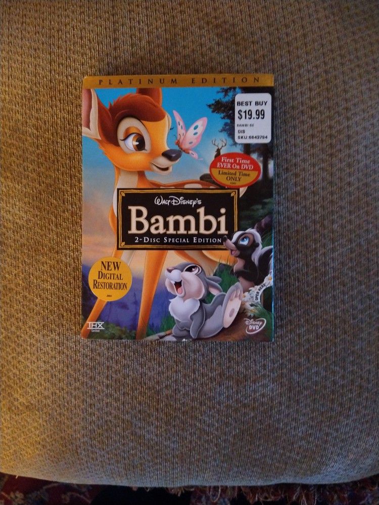Walt Disney's Bambi 2 Disc Special Edition Brand New
