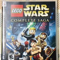 Lego Star Wars: The Complete Saga - Sony PlayStation 3, PS3, With Manual Tested