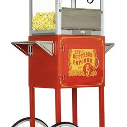 Nostalgia Popcorn Maker Professional Cart