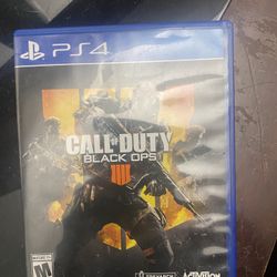PS4 Call of duty black ops 4 CD