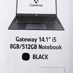 Gateway 14" Core I5 Notebook PC New In Box