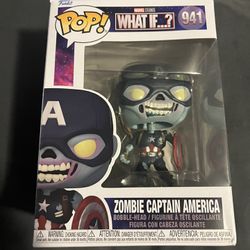 FUNKO POP! MARVEL: What If - Zombie Captain America [New Toy] Vinyl Figure
