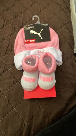 Iinfant Hat & Bootie. for Girl. Size. 0-6 M. New