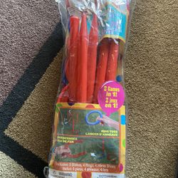 Nib 2 Games In One Ring Toss And Horseshoes 