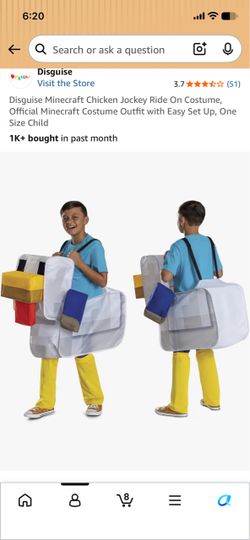 Minecraft Chicken Jockey Costume