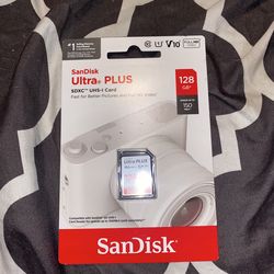 Sandisk Ultra Plus SDHC UHS – I card 128 GB