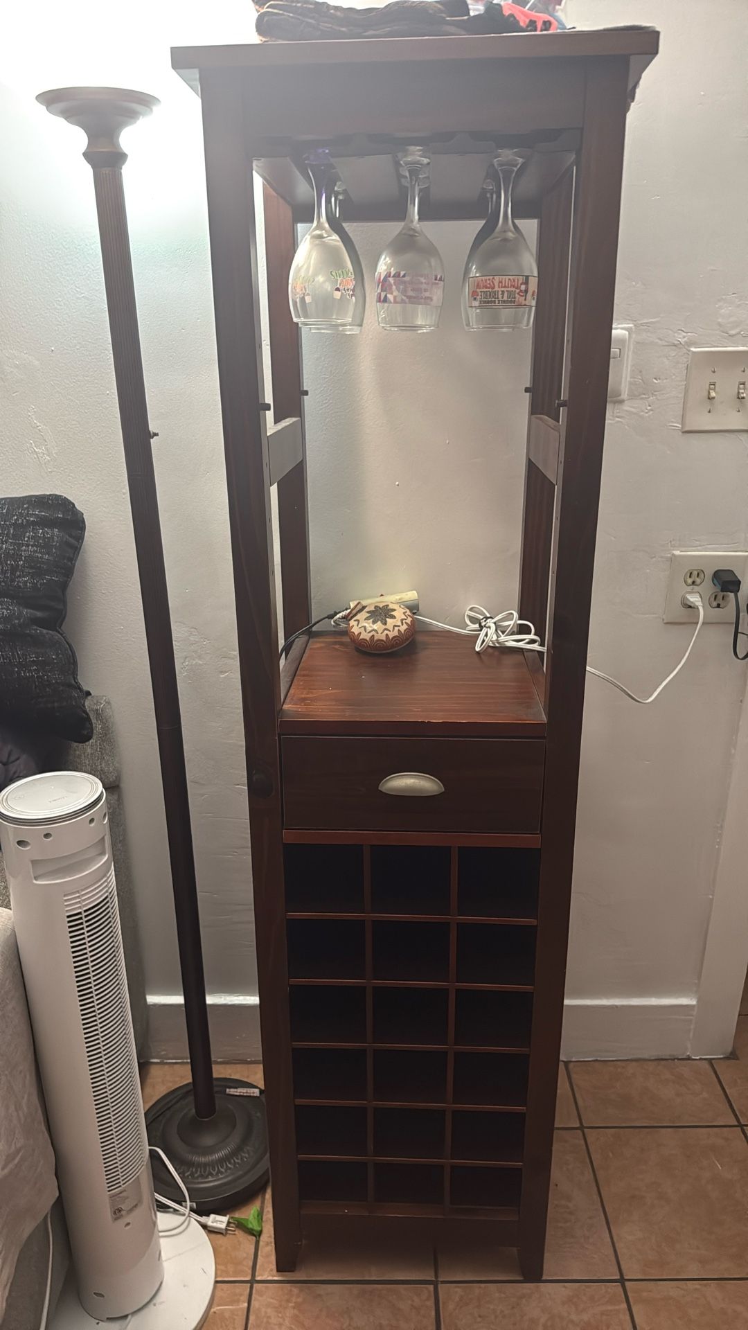 Wine Rack Used Good Condition. $150. Or Best Offer. Pick Only.