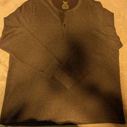 Faded Glory Long Sleeve Shirt 3XL Brown