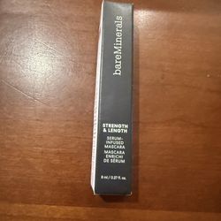 NEW BareMinerals STRENGTH & LENGTH SERUM INFUSED MASCARA In Extreme Black