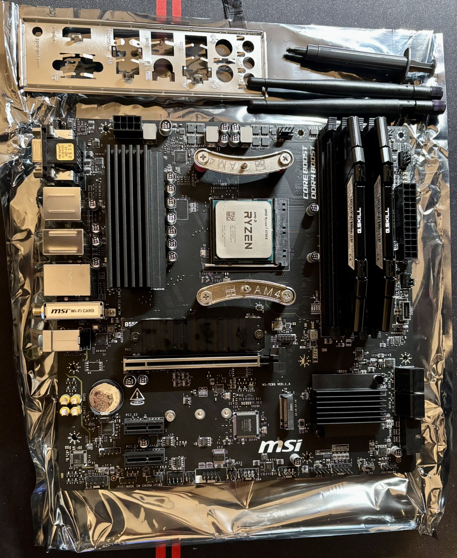 Motherboard/ CPU/ Ram/ CPU Cooler Combo